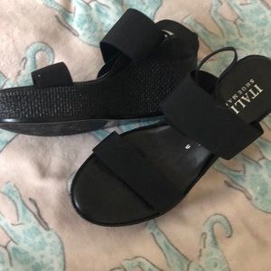 Brand new never worn Italian brand wedges